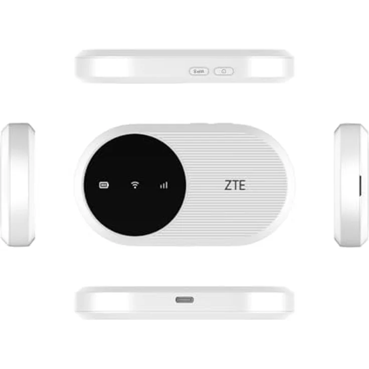 ZTE Modem U10 Mobiler 4G WiFi CAT4 Hotspot 287 Mbps für bis zu 32 Geräte - weiss – Bild 3