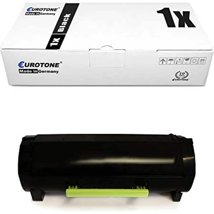 Eurotone Toner 51B2000, kompatibel für Lexmark MS317dn/MS317n/MS417dn/MS517dn/MS617dhn/MS617dn/MX317dn/MX417de/MX517de, schwarz, ca. 2.500 Seiten – Bild 1