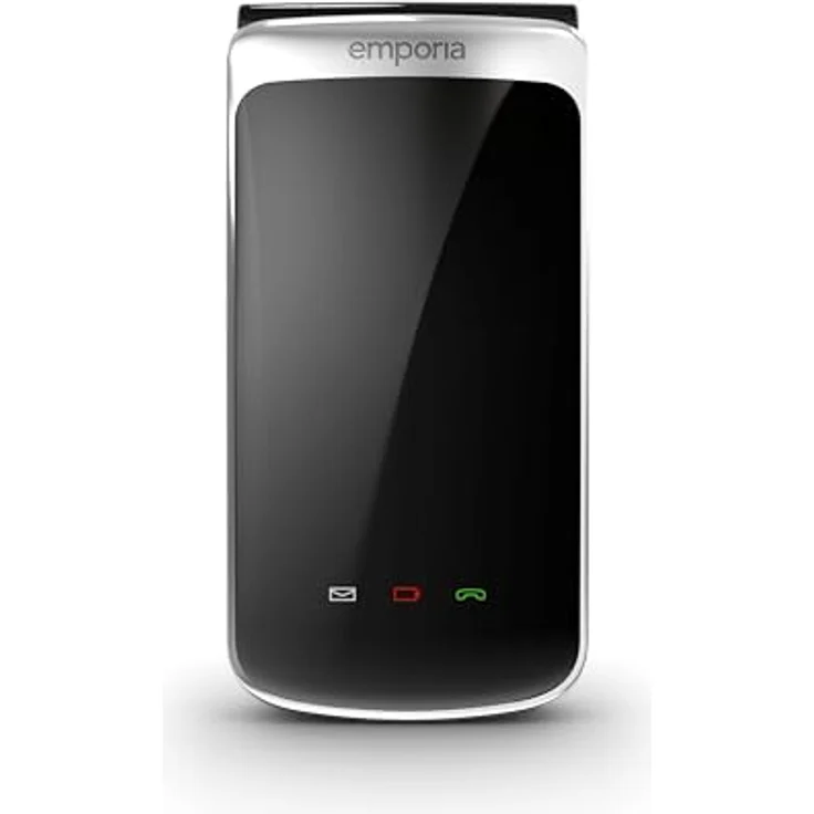 Emporia TOUCHsmart.3 New Edition, 4G Handy für Senioren mit dedizierter WhatsApp-Taste, 3.25" Farbdisplay und Ladestation, Schwarz – Bild 2