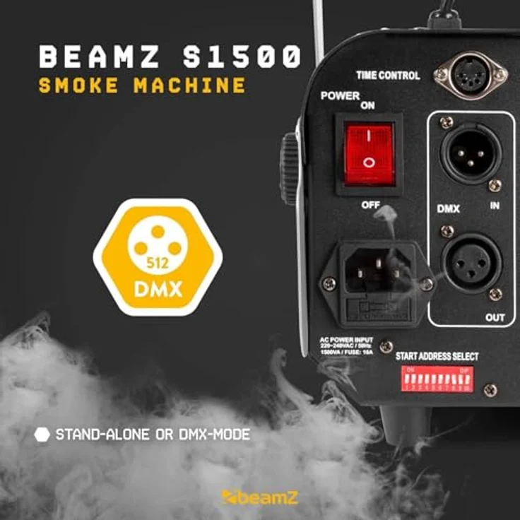 beamZ S1500 Nebelmaschine DMX mit Timer-Steuerung – Bild 8