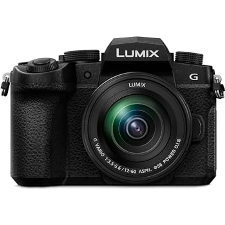 Panasonic LUMIX DC-G97ME spiegelloses Kameragehäuse mit Objektiv H-FS12060, 4K 30p, 20,3 MP, WLAN, Bluetooth, Schwarz – Bild 1