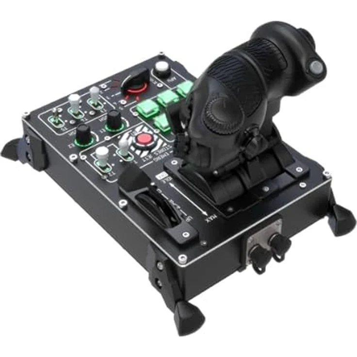 VIRPIL Controls VMAX Prime Throttle, Premium-Zweimotoriger Gashebel mit 7 Achsen, 49 Tasten, einstellbaren Rastpunkten und Austauschbaren Tastenmodulen für PC – Bild 3