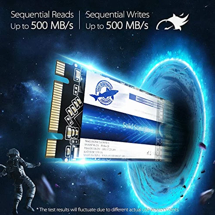 Dogfish SSD M.2 2242 1TB Solid State Drive Ngff Internen Desktop Computer 6Gb/s High Performance Festplatte F眉r Desktop Laptop (1TB, M.2 2242) – Bild 3