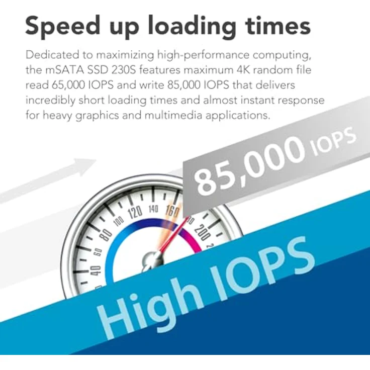 Transcend Highspeed 128GB interne mSATA SSD SATA III (6Gb-s), zum Aufrüsten von Ultrabooks, Tablets oder Slim Servern, schnelle Übertragung TS128GMSA230S – Bild 6