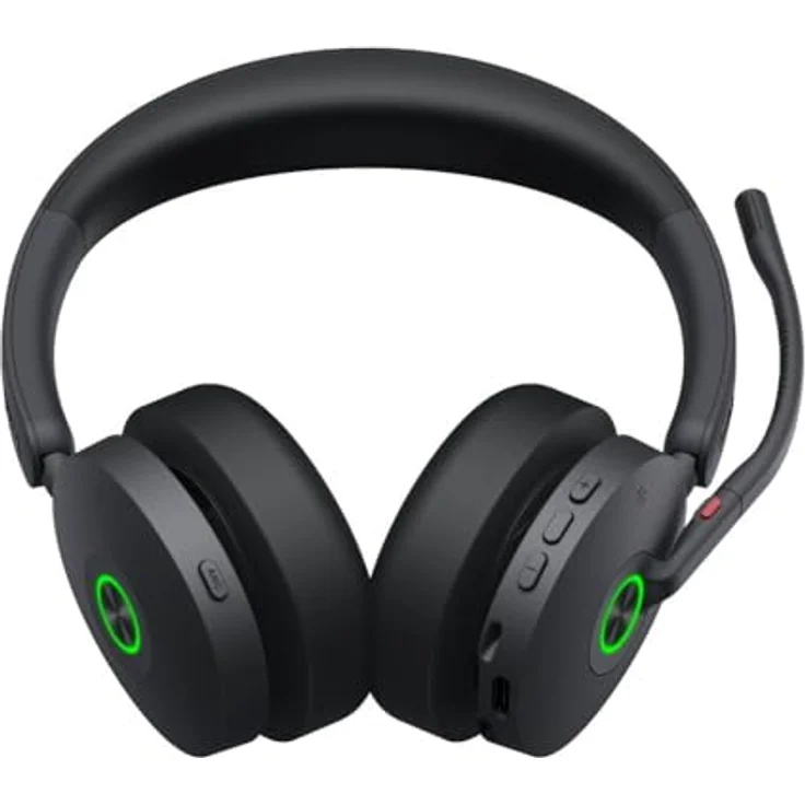 Yealink BH 74 UC Headset inkl. Ladeständer – Bluetooth, Hybrid ANC, 32h Gesprächszeit, USB-C/A, Schwarz – Bild 4