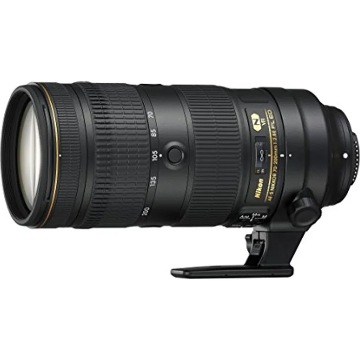 Nikon AF-S Nikkor 70-200 mm, 1:2.8E FL ED VR (inkl. HB-58 Gegenlichtblende mit CL-M2 Objektivbeutel) schwarz