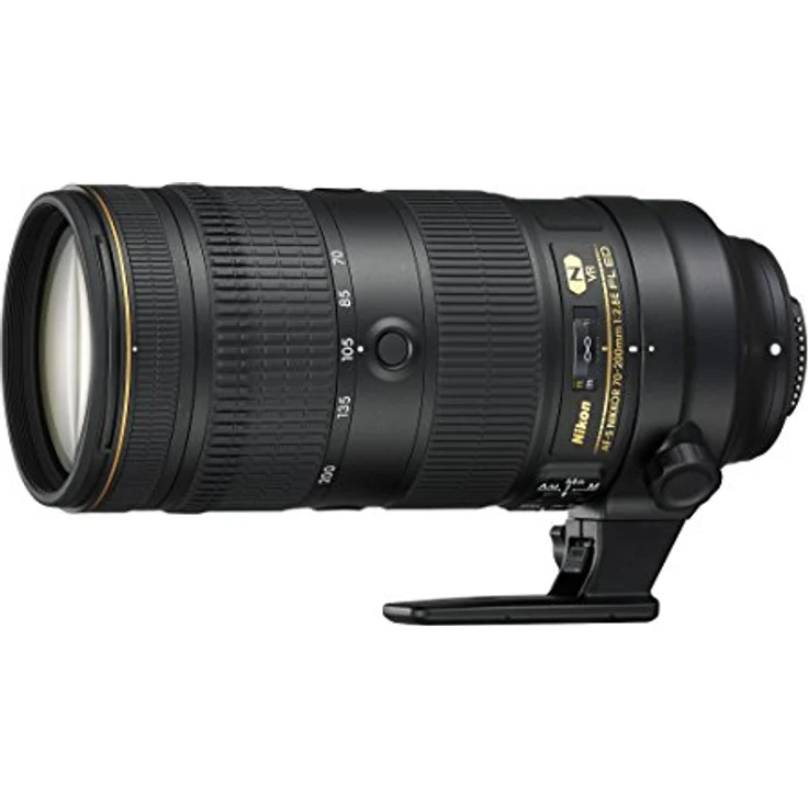 Nikon AF-S Nikkor 70-200 mm, 1:2.8E FL ED VR (inkl. HB-58 Gegenlichtblende mit CL-M2 Objektivbeutel) schwarz – Bild 1