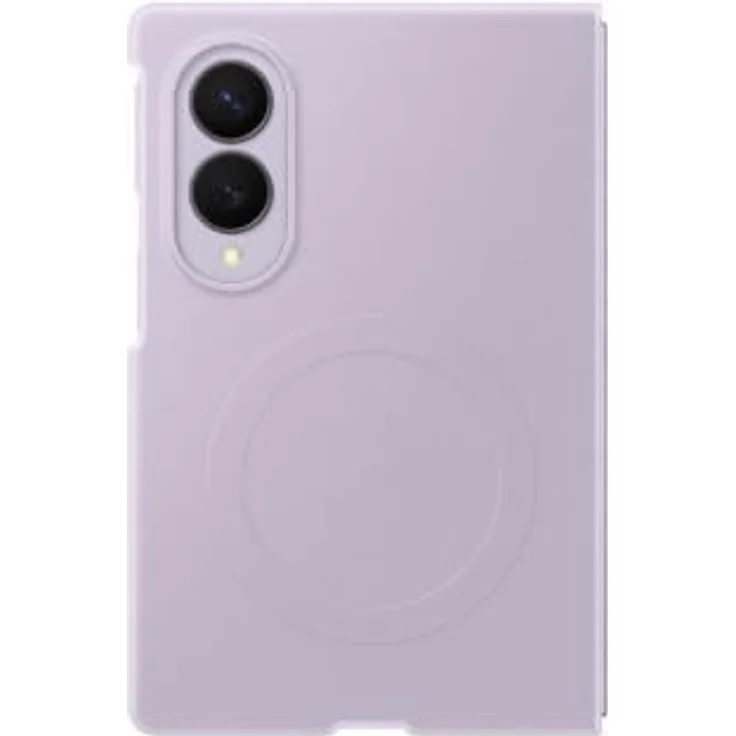 SAMSUNG Silicone Magnet Case für Galaxy Z Fold8, mattschwarzes Silikon-Backcover mit integriertem Magnet und Anti-reflecting Film, Lavender – Bild 4