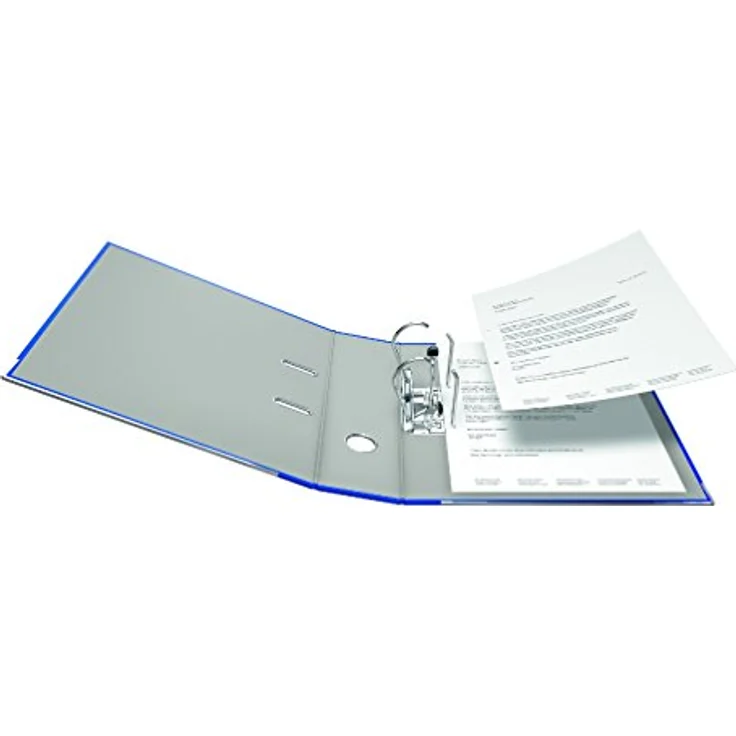 Falken Ordner 9984063, PP, A4, 8cm, Kunststoffordner, blau – Bild 3