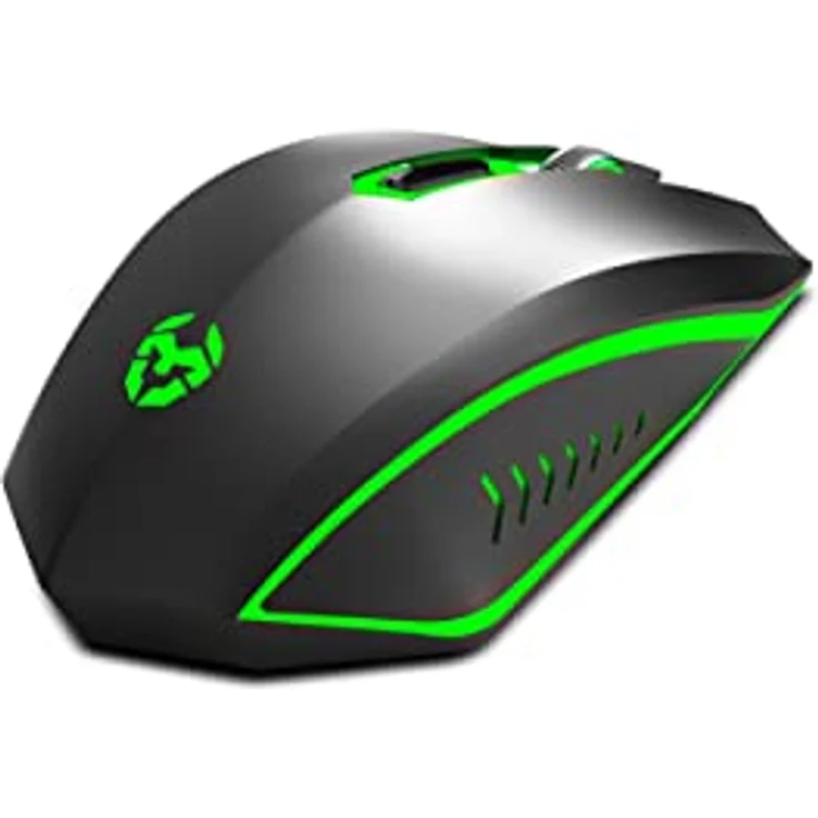 KROM Pack Gaming KARRIER - RGB Rainbow LED, Folientastatur, optische Maus mit 3600 DPI, 50-mm-Stereokopfhörer, rutschfeste Gummimatte, spanisches Layout, Farbe Schwarz – Bild 4