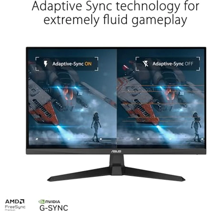 ASUS TUF Gaming VG259Q5A, 25 Zoll Full HD Monitor mit 200 Hz, 0.3ms GtG, G-Sync und FreeSync, Fast-IPS Panel, 1920x1080, ELMB, DisplayPort, HDMI, Lautsprecher – Bild 4