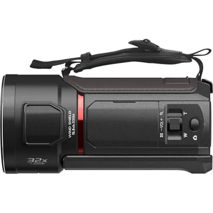 Panasonic HC-VX3E, Semiprofessioneller 4K Camcorder mit 24x optischem Zoom, F1.8-4 Objektiv, 5-Achsen O.I.S., Schwarz – Bild 3