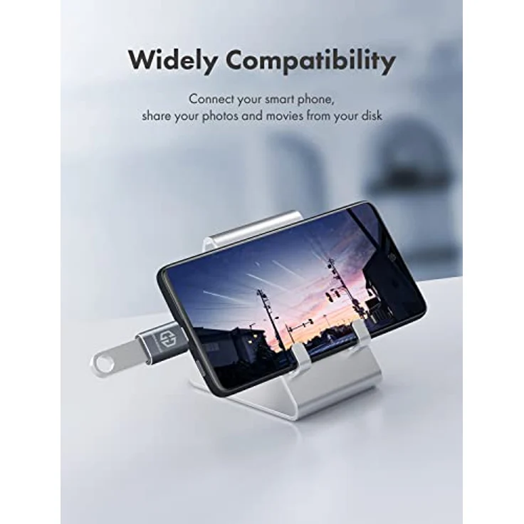GRAUGEAR | 2 Stücke Adapter | USB zu USB-C | Double Sides USB-C | 10 Gbit/s Datenübertragung USB 3.2 Gen2 | Type-A Buchse zu Type-C® Stecker | USB-C auf USB USB 3.1 Gen2 | G-AD-ATC-10G-2 – Bild 4