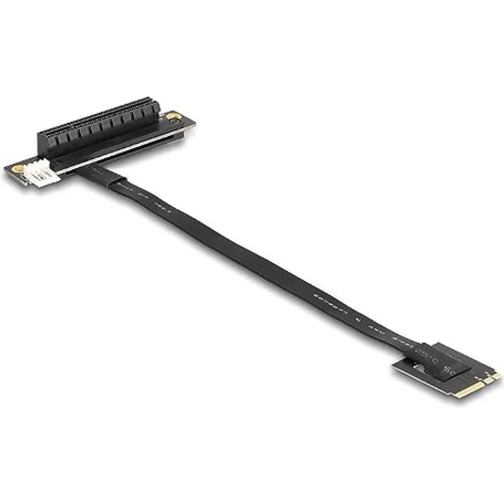 Delock 64219 PCI-Express Karte PCIe, Adapter für M.2 Slot mit flexiblem Kabel und 12 V Stromanschluss – Bild 2