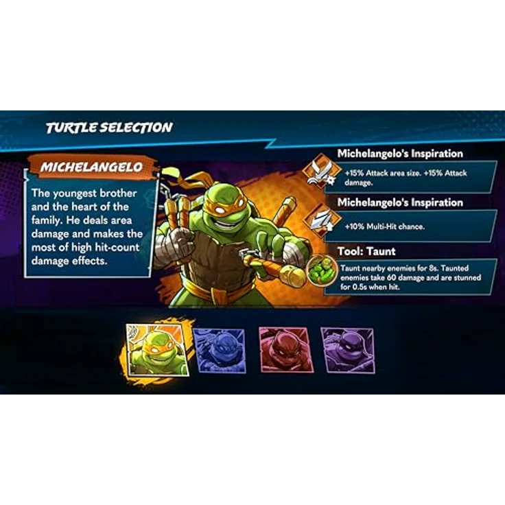 Nighthawk Games Teenage Mutant Ninja Turtles: Splintered Fate - Deluxe Edition, Nintendo Switch mit roguelike Abenteuer und kraftvollen Turtle Builds – Bild 3