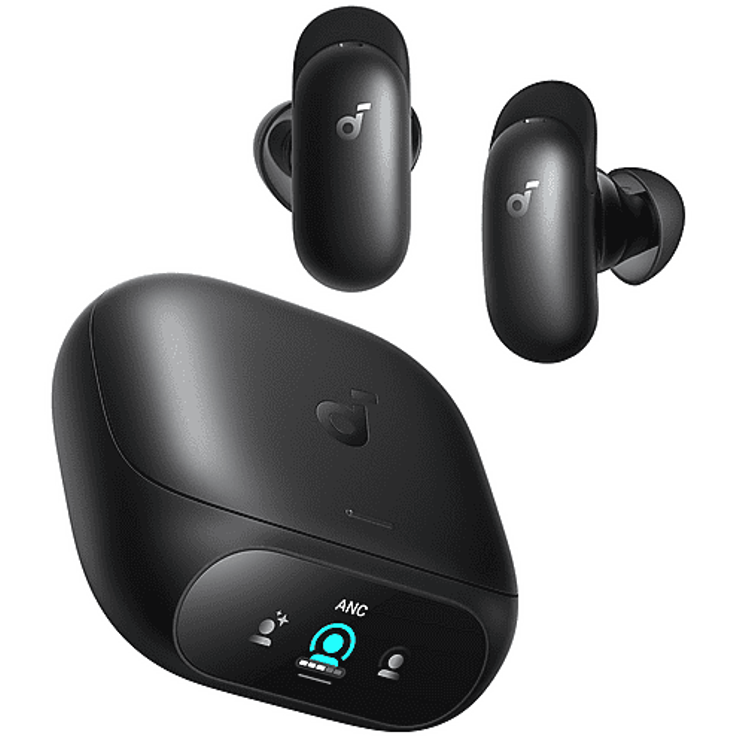 SOUNDCORE BY ANKER Liberty 5 Pro TWS, In-ear Kopfhörer mit 10 Mikros, ANC 4.0, Dolby Atmos, Hi-Res, Bluetooth, Schwarz