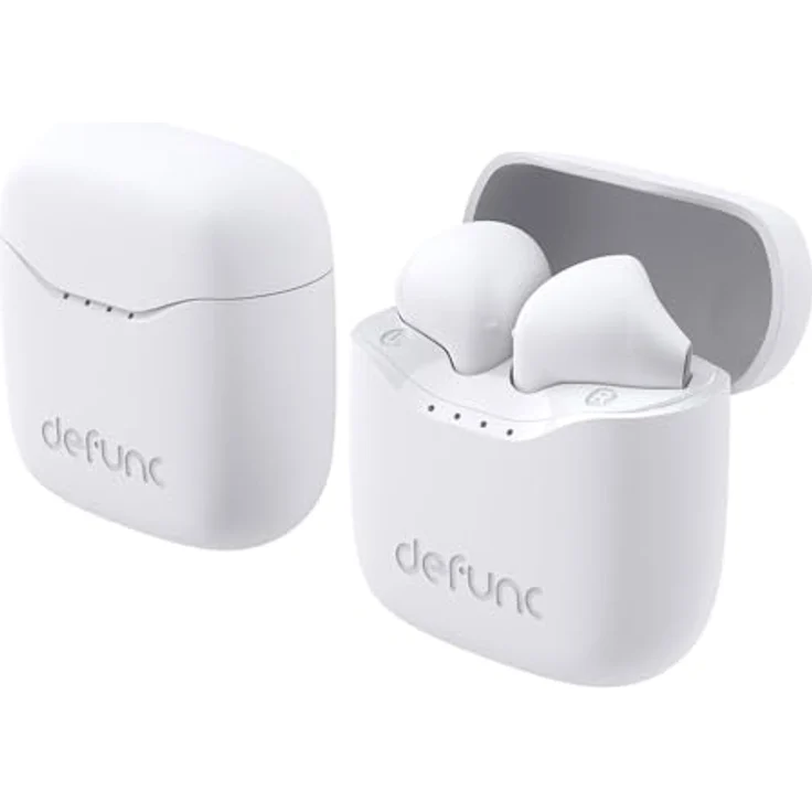 Defunc True Lite Earbuds, In-Ear Bluetooth Kopfhörer mit ANC, 20 Stunden Akkulaufzeit, Weiss – Bild 3