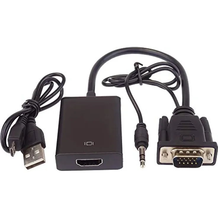 PremiumCord VGA + Audio Converter für HDMI Full HD 1080p
