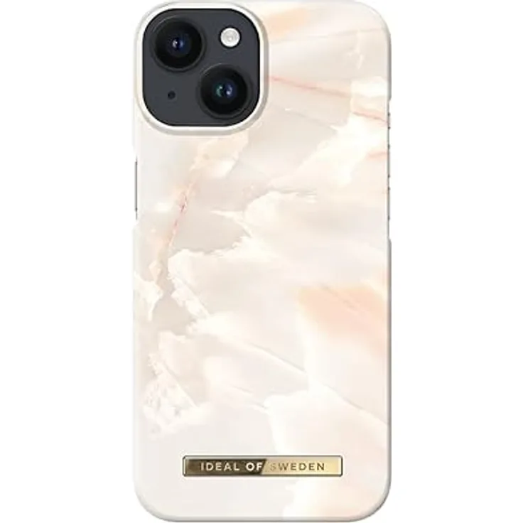 iDeal Of Sweden iPhone 14 Fashion Case Rose Pearl Marble