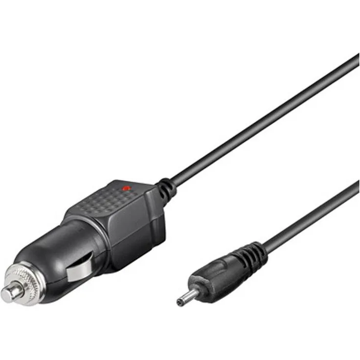AccuCell KFZ-Ladekabel für Nokia Handys, 2,0mm Stecker, 12-24 Volt, mit 1,5A Sicherung