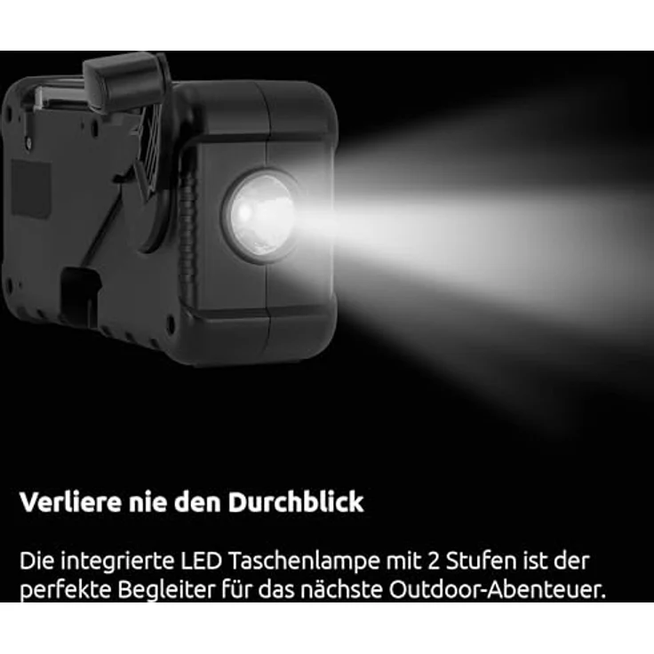 TechniSat TechniRadio Solar 2 sw/org (UKW, DAB+), Radio, Orange, Schwarz – Bild 5