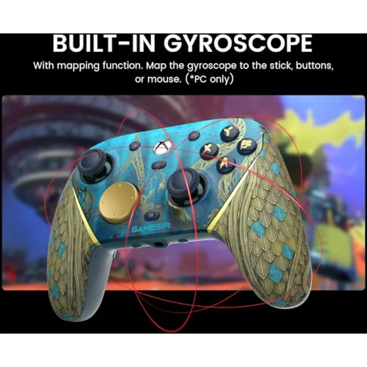 GameSir G7 Pro 1000Hz Controller in WUCHANG: Fallen Feathers Edition mit Ladestation, TMR Joysticks, verstellbaren Triggern und 4 programmierbaren Tasten für Xbox Series X|S, Xbox One, Windows 10/11 & Android – Bild 5