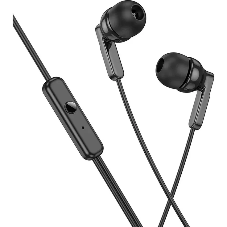 Hoco M121 In-Ear Stereo Kopfhörer, kabelgebunden mit Mikrofon und Fernbedienung, schwarz