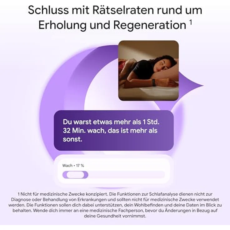 Google Fitbit Air - Fog, Fitness-Tracker mit 24/7 Aktivitäts- und Schlaftracking, personalisiertem Gesundheitscoaching und bis zu 7 Tagen Akkulaufzeit – Bild 8