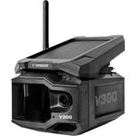 Vosker V300 LTE, Wireless Outdoor Überwachungskamera mit Solar-Powerbank und 15.000 mAh Lithium-Batterie, Schwarz