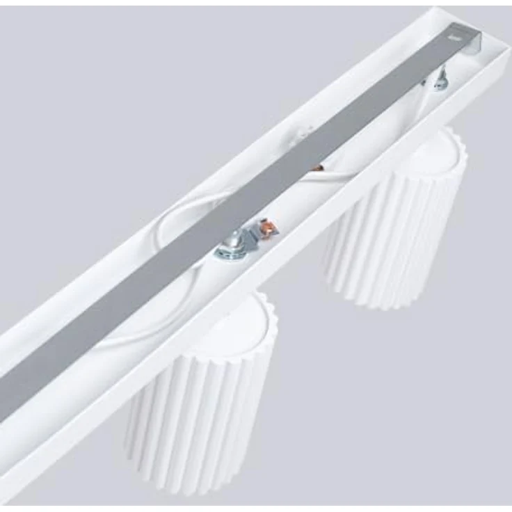 SOLLUX lighting Deckenlampe Aluminium 3 Flammig Karbon Weiß - Deckenleuchte für stilvolle Beleuchtung – Bild 5