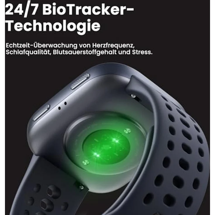 Amazfit Bip 6 Smart Watch 46mm14 Tage Akku1.97“ AMOLED, GPS & kostenloses Kartenmaterial, AI, Bluetooth Anruf Textfunktion, Gesundheits, Fitness Schlaf-Tracker, 140+ Trainingsmodi, 5 ATM, Red – Bild 4