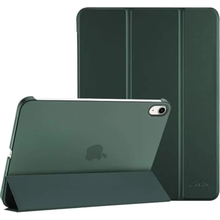 ProCase Hülle für iPad A16 11" und iPad 10. Generation, leichtes hartes Case mit Auto Wake/Sleep - Dunkelgrün – Bild 1
