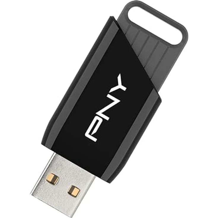 PNY Attaché X USB-Stick 64 GB, USB 3.2 Gen 1 mit bis zu 130 MB/s, schwarz – Bild 8