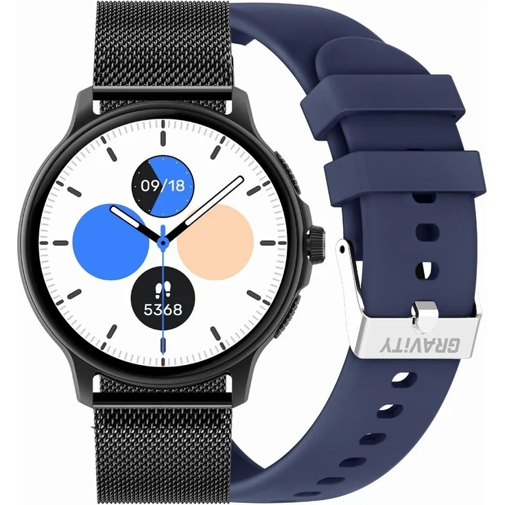 Gravity Smartwatches GT12-2, Damen-Smartwatch mit 1,43 Zoll AMOLED-Full-Touch-Display, Bluetooth 5.3, Herzfrequenzmessung, IP68 wasserdicht, bis zu 10 Tage Akkulaufzeit