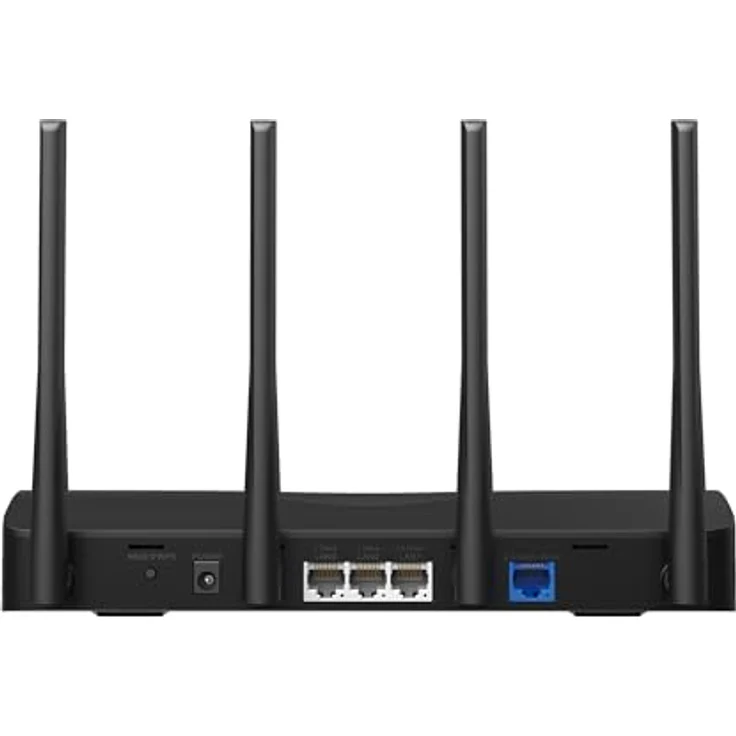 MERCUSYS MR27BE WLAN-Router, Tri-Band 3600 Mbps, 2.5 Gbit/s Ports, 4 Omnidirektionale Antennen, EasyMesh, Plug-and-Play, 4K-QAM – Bild 3