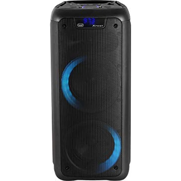 Trevi XF 600 KB, Party-Lautsprecher 80W Wireless Schwarz mit USB, MicroSD und zwei Mikrofoneingängen – Bild 5