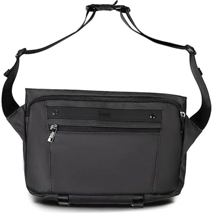 Divoom Slingbag-Vblack, Fotorucksack aus wasserdichtem Material mit strukturiertem Design, Schwarz – Bild 3