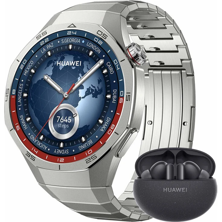 Huawei Watch GT 5 PRO 46MM Bundle Smartwatch mit EKG-System und AMOLED Farbdisplay – Bild 1
