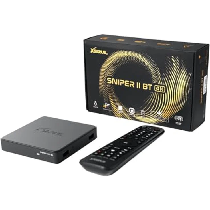 Xsarius Sniper 2 Bluetooth 4K - UHD Linux Mediastreamer, Unterhaltungserlebnis mit schnellem Start in 15 Sekunden, blau – Bild 2