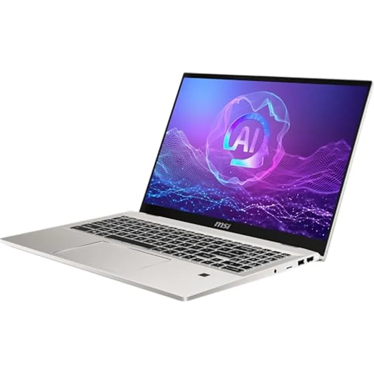 MSI Prestige A16 AI+ Business Laptop, 16,0" QHD+, AMD Ryzen™ AI 9 365 Prozessor, 32 GB LPDDR5X-7500 RAM, 1 TB, AMD Radeon™ 880M, Windows 11 Home, QWERTZ Tastatur, Urban Silver A3HMG-036 – Bild 3