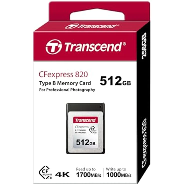 Transcend CFexpress 820 Typ B Speicherkarte TS512GCFE820 – Bild 3