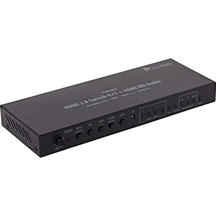 FeinTech VSW04202 HDMI 2.0 Switch 4x1 HD-Audio Extractor 7.1 ARC 4K 60Hz HDR CEC – Bild 5