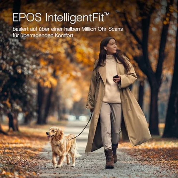 EPOS ADAPT E1, In-Ear Headset Bluetooth® Stereo, Weiß, Noise Cancelling, Mikrofon, Microsoft Teams zertifiziert, bis zu 50 Stunden Akkulaufzeit – Bild 7