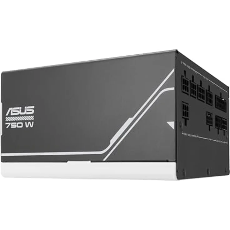 ASUS Prime 750W Gold Netzteil (750 Watt, für Allround-PCs und Gaming-PCs, 80 Plus Gold Zertifizierung, ATX 3.0 kompatibel, Lüfter mit Doppelkugellagern, schwarz/weiß) – Bild 3