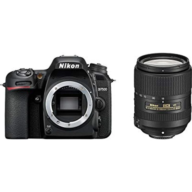 Nikon D7500 Digital SLR im DX Format mit Nikon AF-S DX 18-300mm 1:3,5-6,3G ED VR (20,9 MP, EXPEED 5-Prozessor, AF-System mit 51 Messfeldern, ISO 100-51.200, 4K UHD Video incl. Zeitraffer Video) – Bild 1