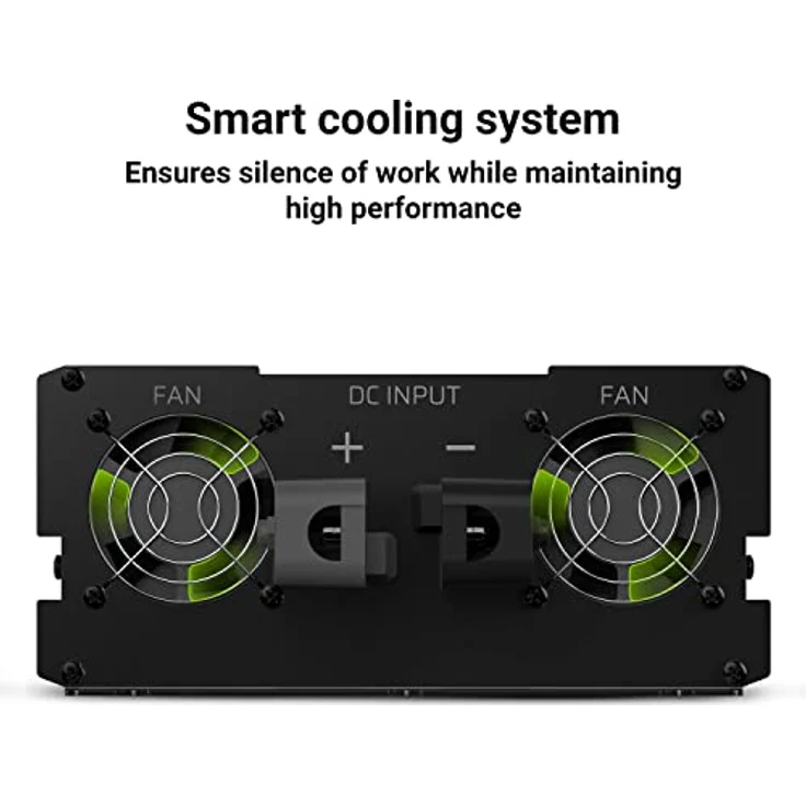 GreenCell Power Inverter 12V > 230V 1500W Black – Bild 6
