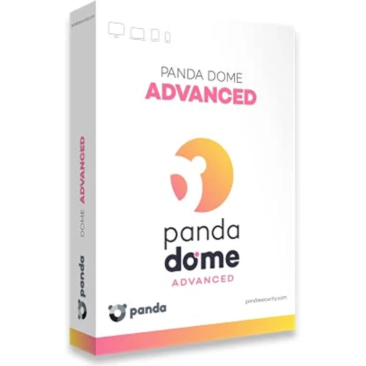 Panda Security Panda Dome Advanced, Antivirenprogramm für 3 Geräte, 1 Jahr Lizenz, Windows, Mac, Android