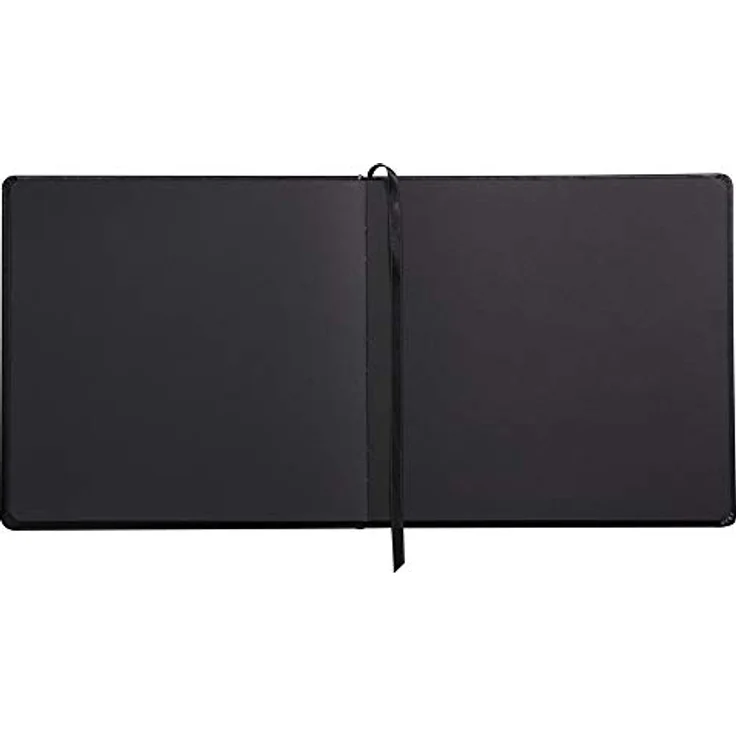 Rhodia Einsteck-Fotoalbum Touch Carb'On book fest, 21x21cm, 56 Blanko Seiten, 120g/m², Schwarz, säurefrei und lichtbeständig – Bild 3
