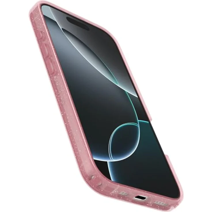 OtterBox Symmetry Series Clear MagSafe transparente Hülle für iPhone 16 Pro, stoßfest, sturzsicher, schützende Hülle, 3X getestet nach Militärstandard, Transparent/Rosa – Bild 3