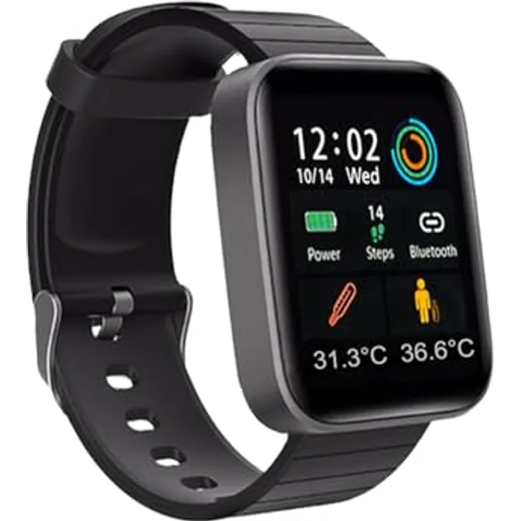 Mediashop Kendox Life Tracker - Smartwatch - 24/7 Vitalwert-Anzeige, 18 Sportmodi, Schlafanalyse - IOS & Android